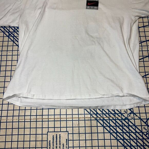 Vintage Nike Air T-Shirt Size XL Double Sided White Short Sleeve - Picture 3 of 13